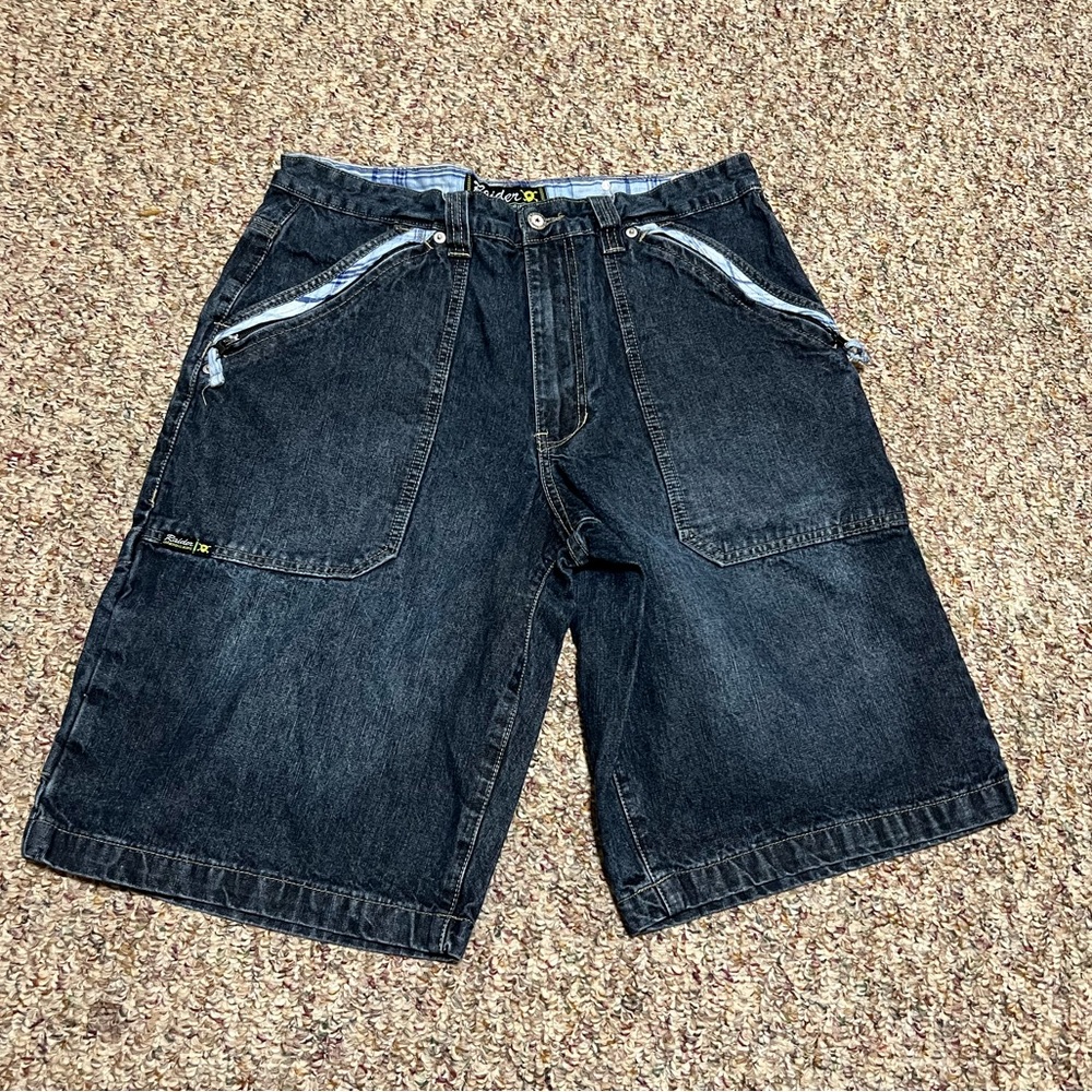 Men's Raider Infamous‎ Brand shorts size 33 jean shorts summer